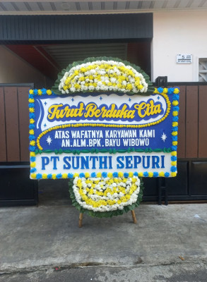 Papan Bunga Duka di Dadapsari